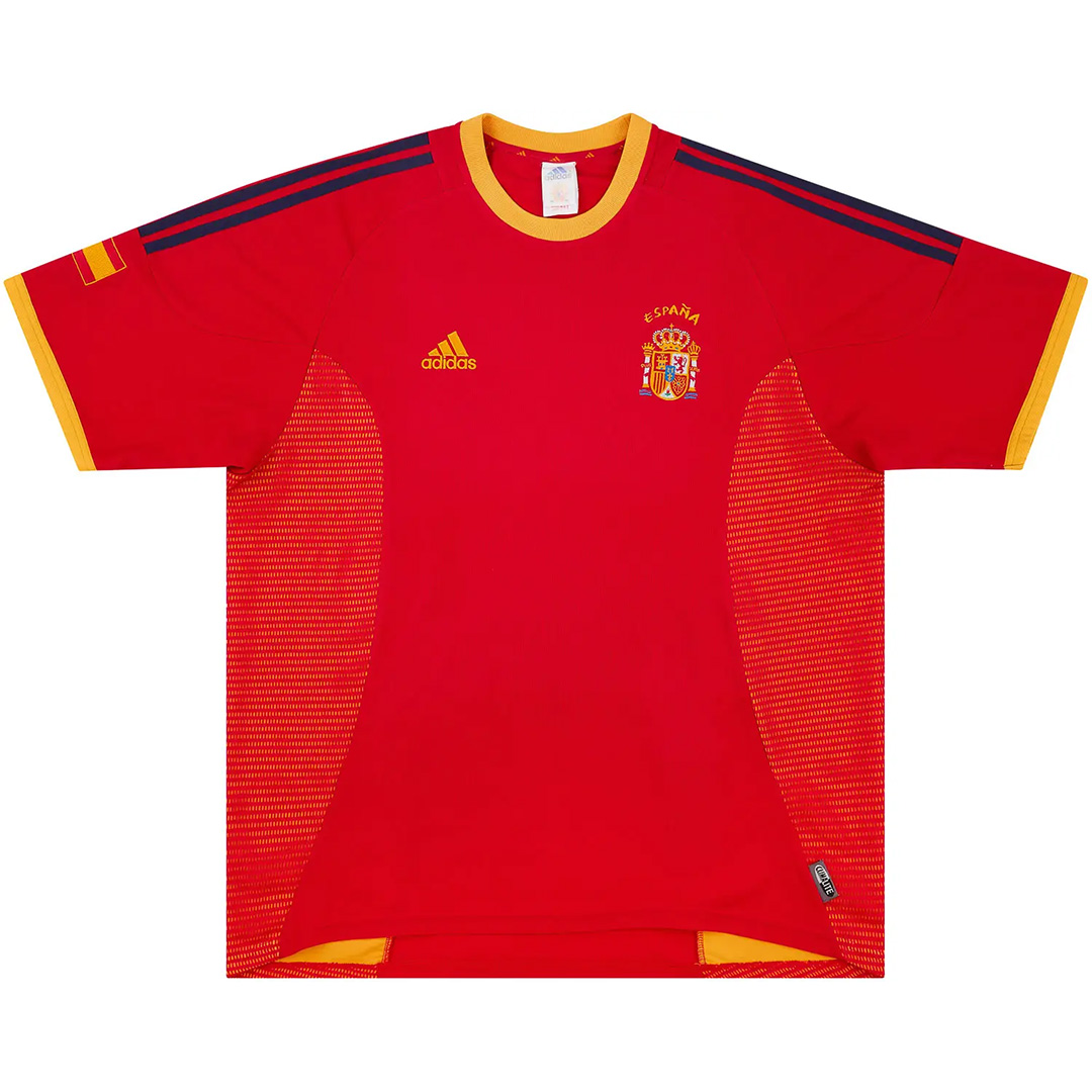 Retro Spain Shirt Home World Cup 2002