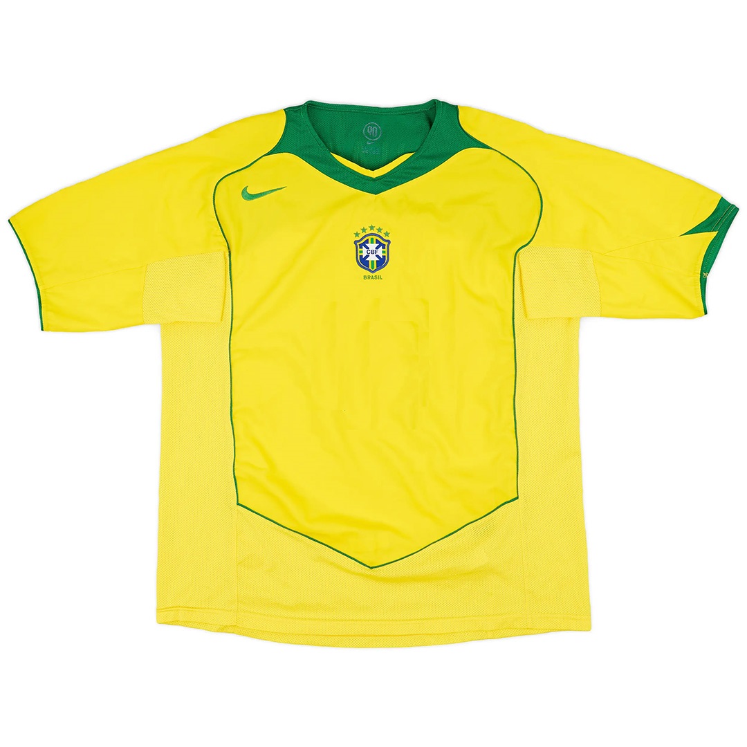 Retro Brazil Shirt Home 2004
