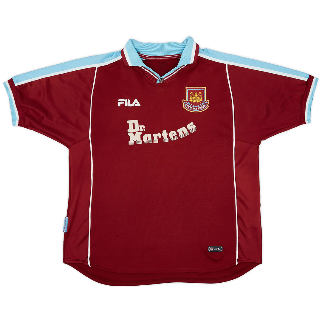 Retro West Ham United Shirt Home 1999/01