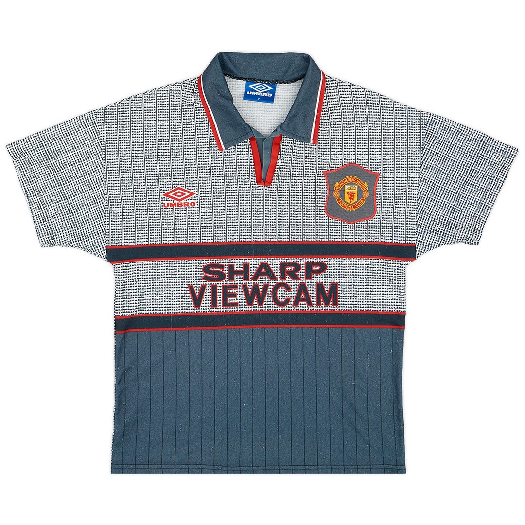 Retro Manchester United 1995/96 Third Soccer Jersey Men's