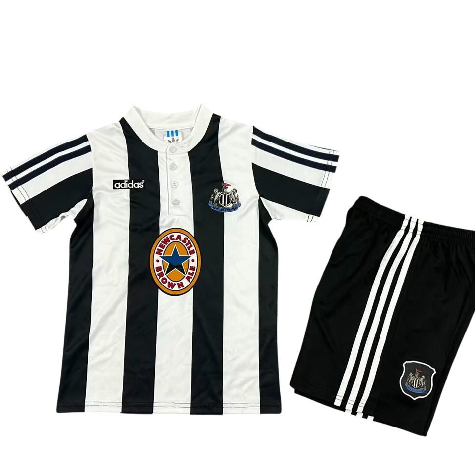 Kids Retro Newcastle United Home Jersey 1995/97
