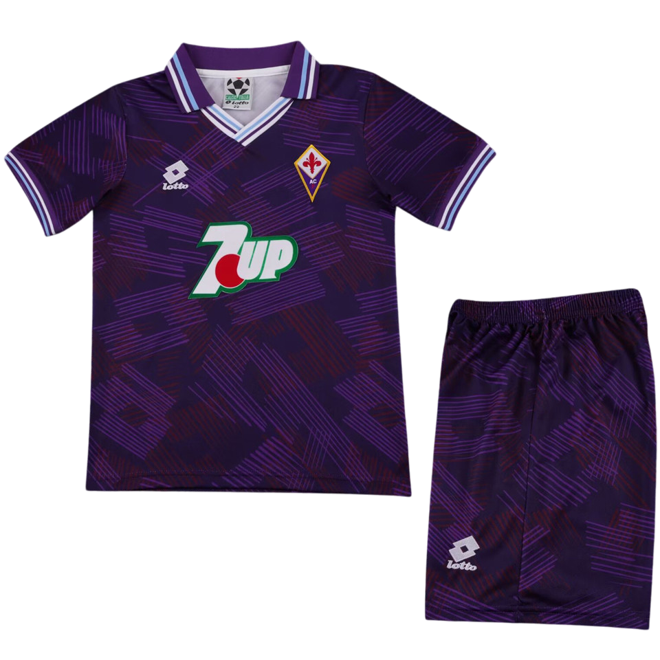 Kids Retro Fiorentina Home Jersey 1992/93
