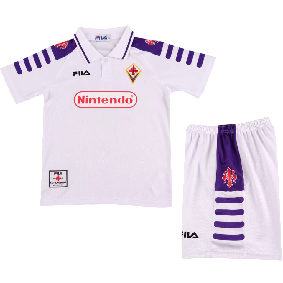 Kids Retro Fiorentina Away Jersey 1998/99