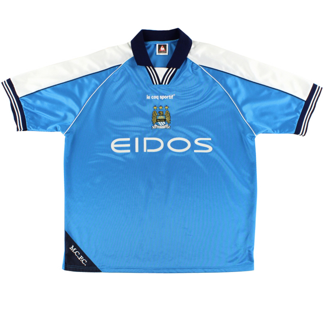 Retro Manchester City Shirt Home 1999/01