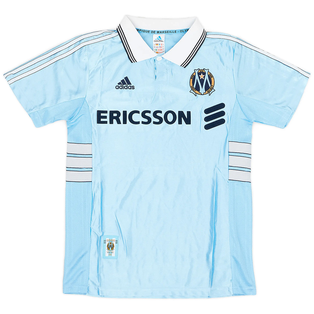 Retro Marseilles 1998/99 Away Soccer Jersey Men's
