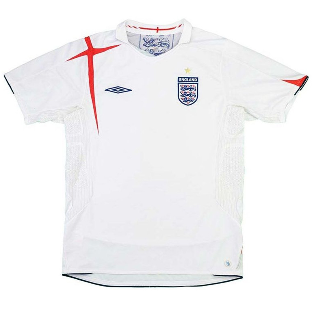Retro England World Cup 2006 Home Soccer Jersey Men's
