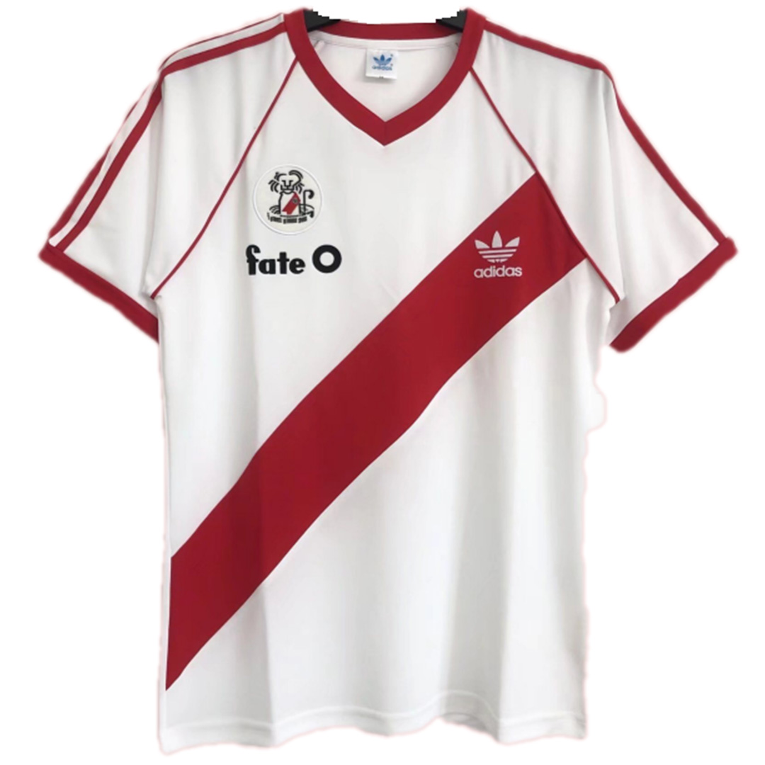 Retro River Plate Shirt Home 1986