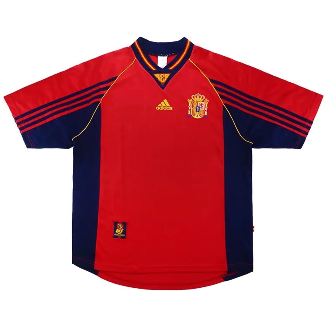 Retro Spain Shirt Home World Cup 1998
