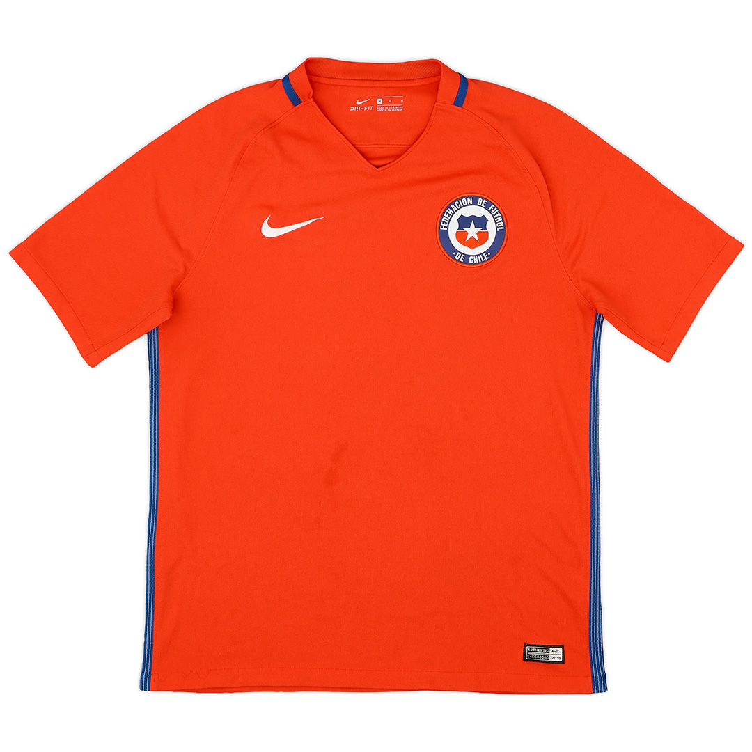 Retro Chile 2016 Home Soccer Jersey Men's