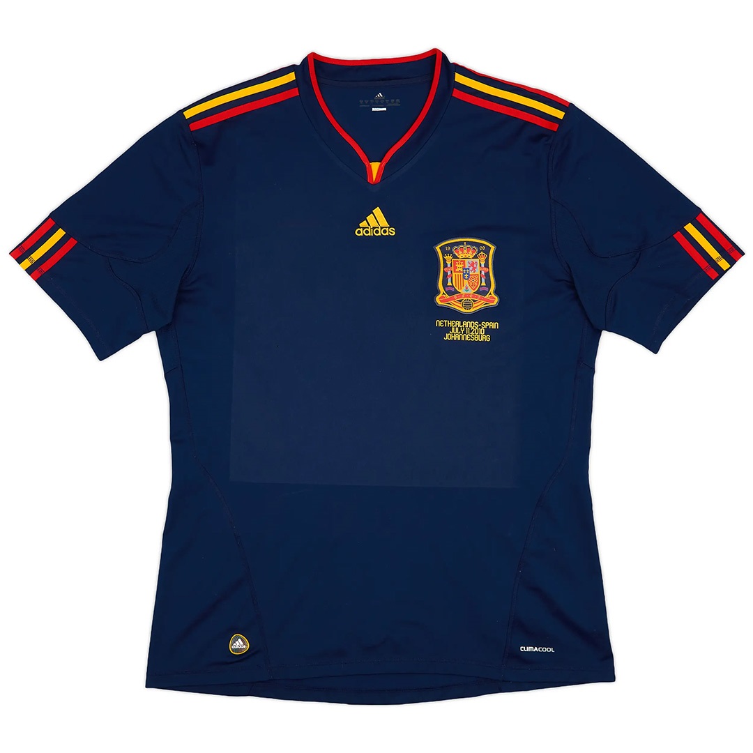 Retro Spain Shirt Away World Cup Final 2010
