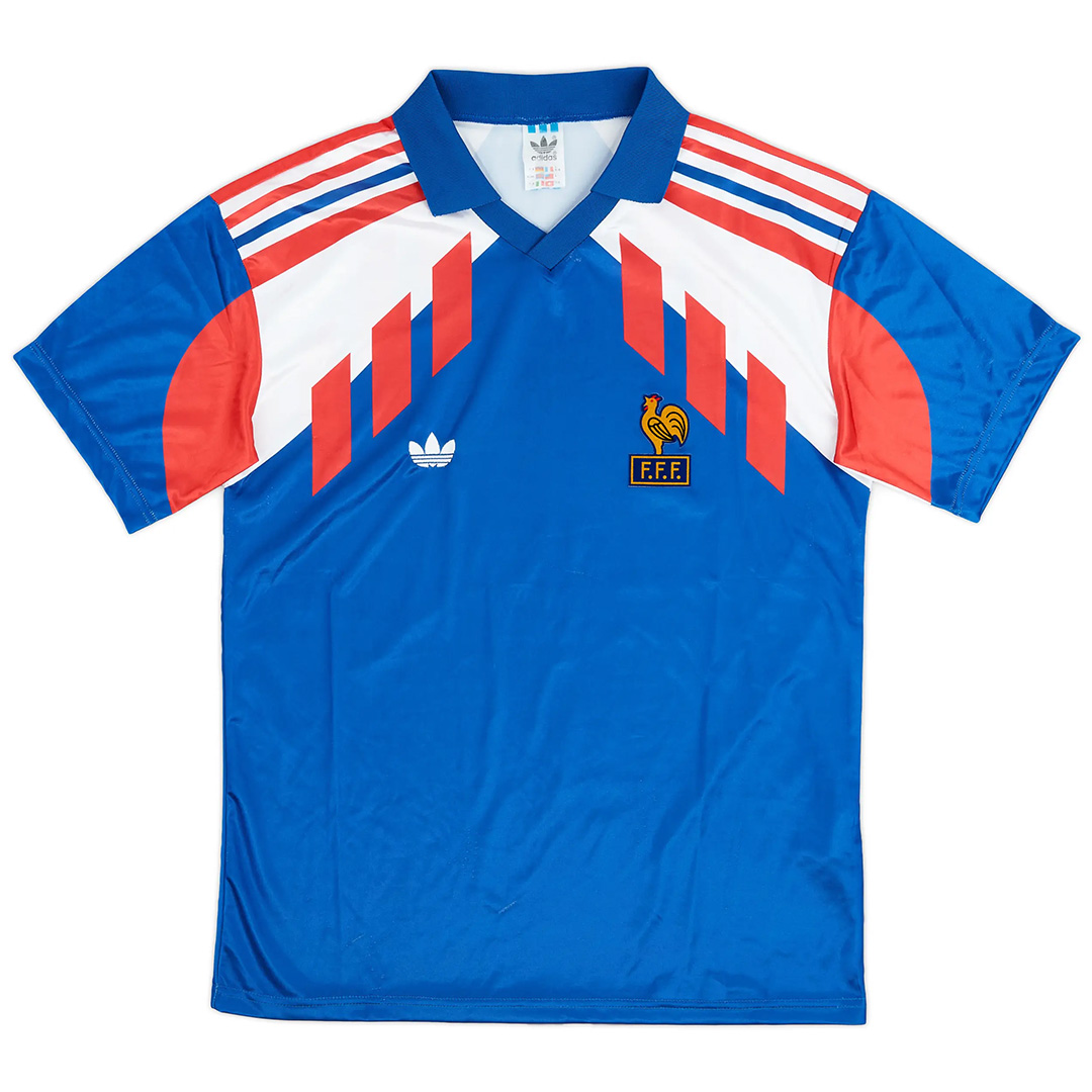 Retro France Shirt Home World Cup 1990