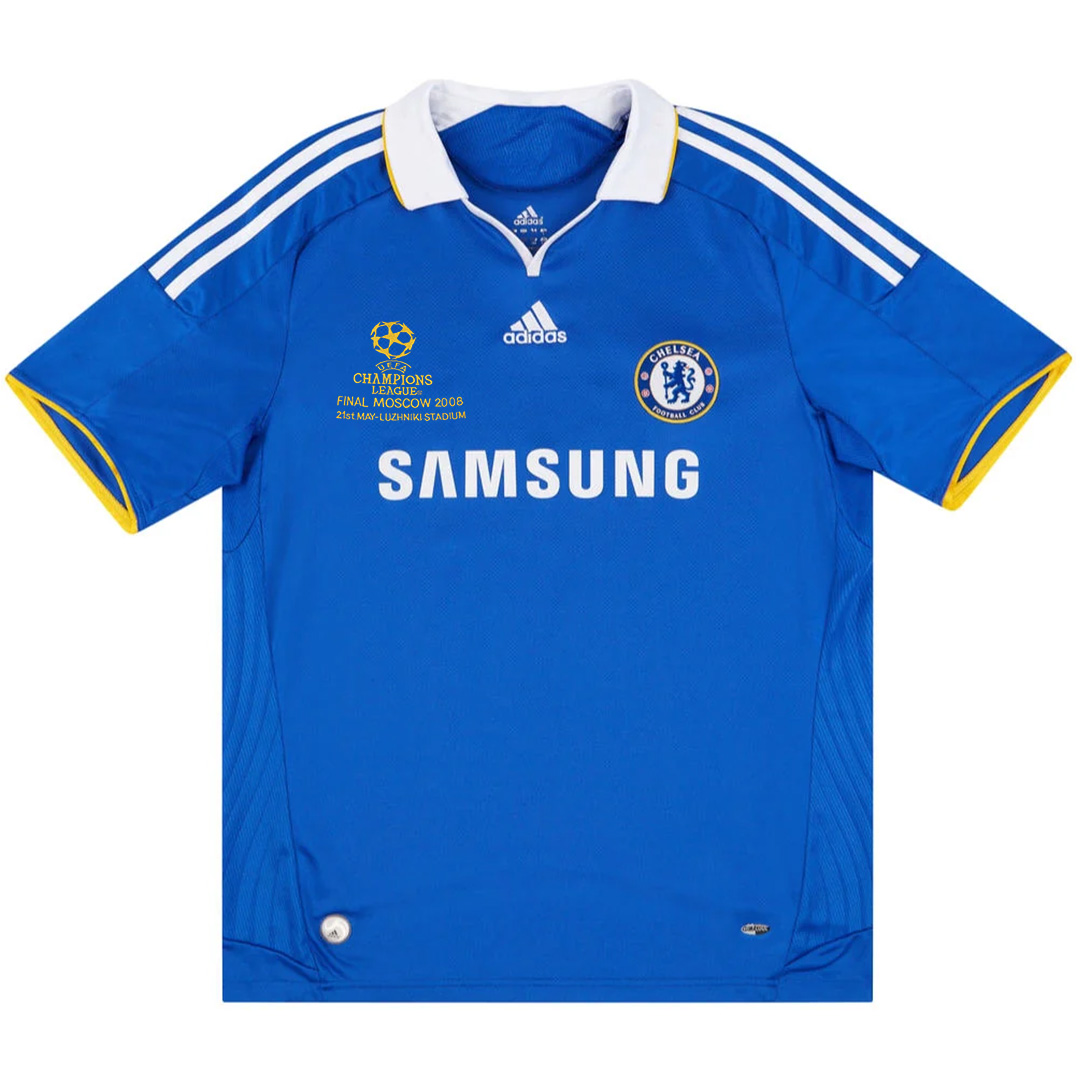 Retro Chelsea Shirt Home 2008 UCL Final