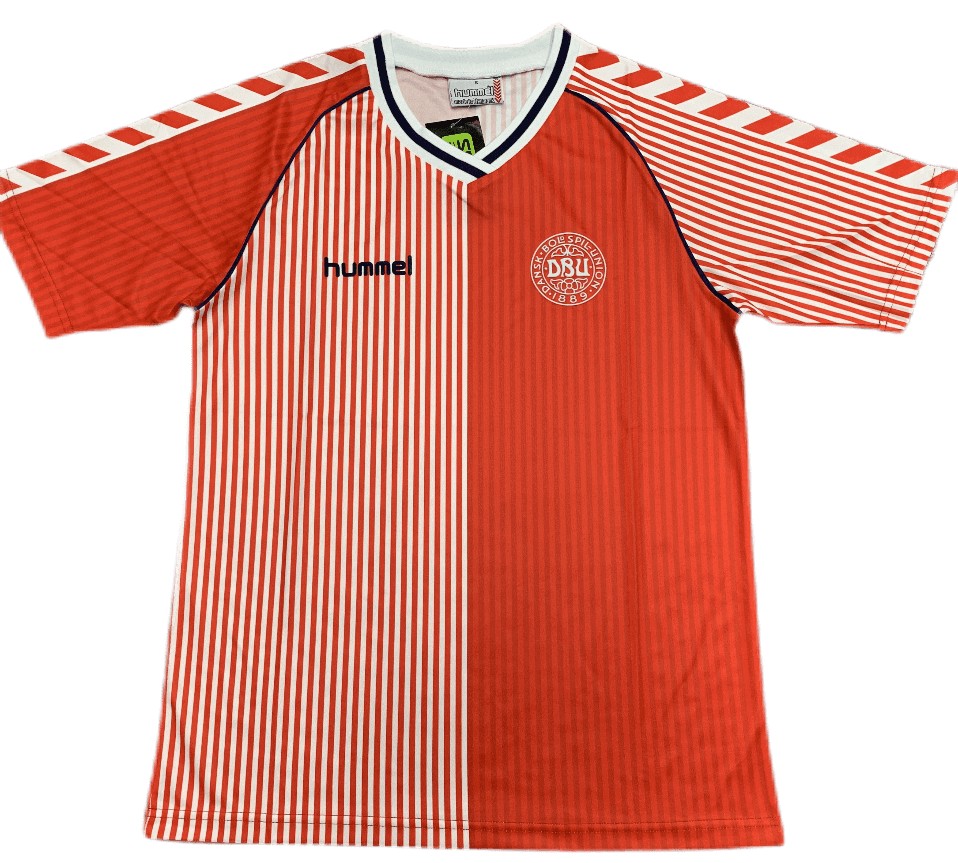 Retro Denmark Shirt Home 1986