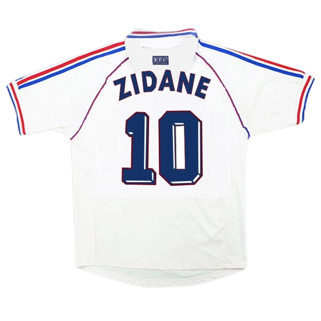 Retro France Shirt Away World Cup 1998 Zidane #10