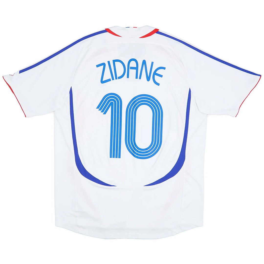 Retro France Shirt Away World Cup 2006 Zidane #10