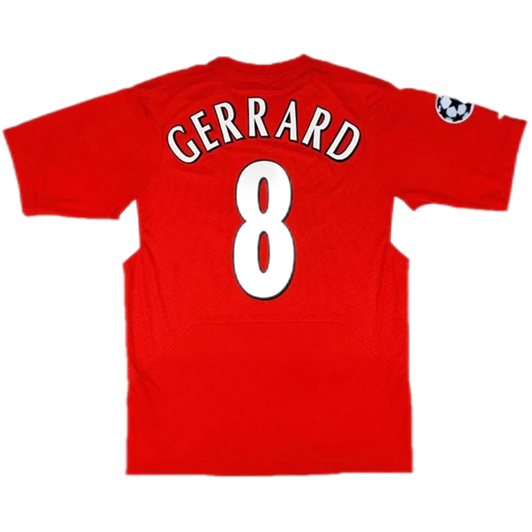 Retro Liverpool Shirt UCL Final 2005 Gerrard #8