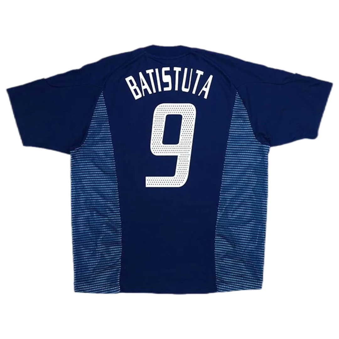 Retro Argentina Shirt Away World Cup 2002 BATISTUTA #9