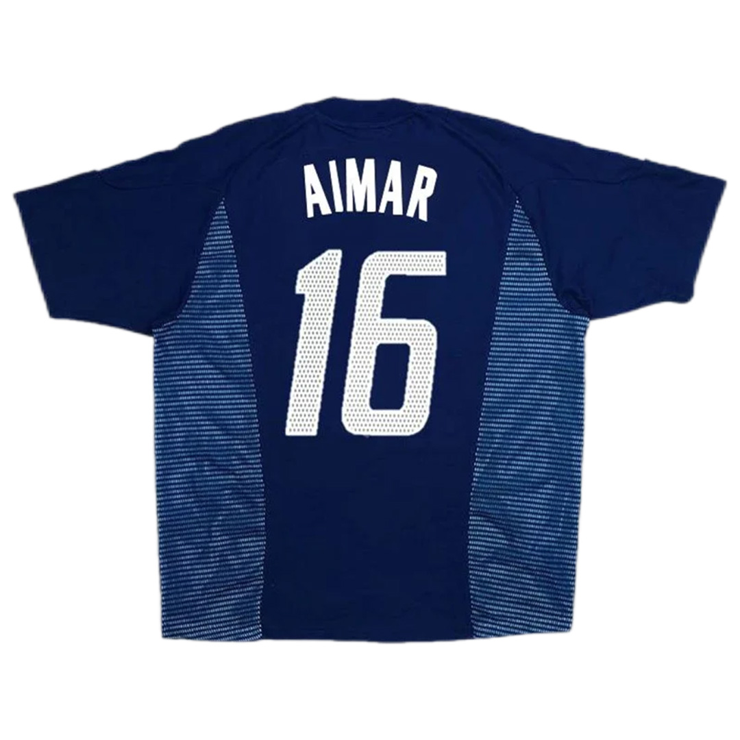 Retro Argentina Shirt Away World Cup 2002 AIMAR #16