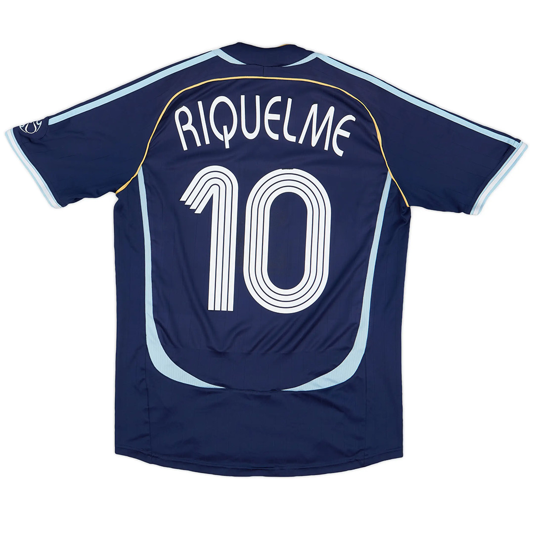 Retro Argentina Shirt Away World Cup 2006 RIQUELME #10