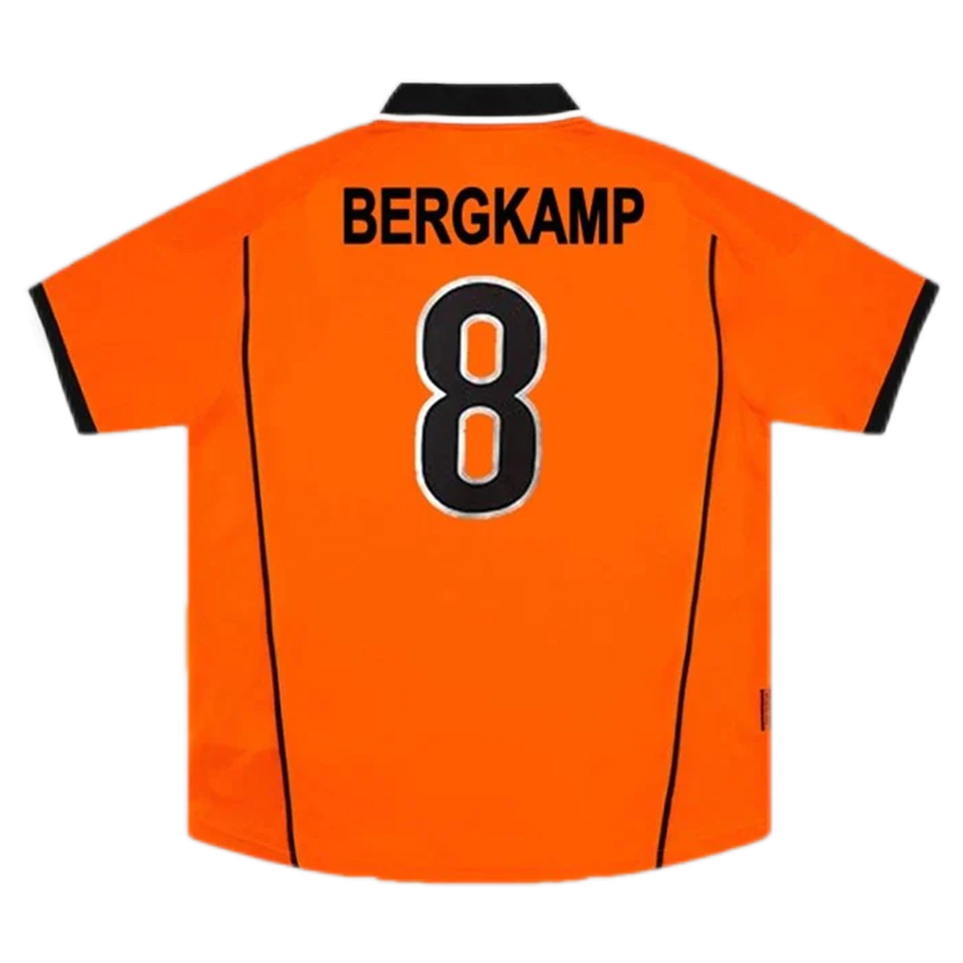 Retro Netherlands Shirt Home Replica World Cup 1998 BERGKAMP #8