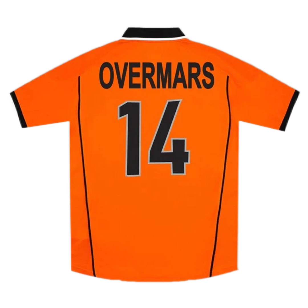 Retro Netherlands Shirt Home World Cup 1998 OVERMARS #14