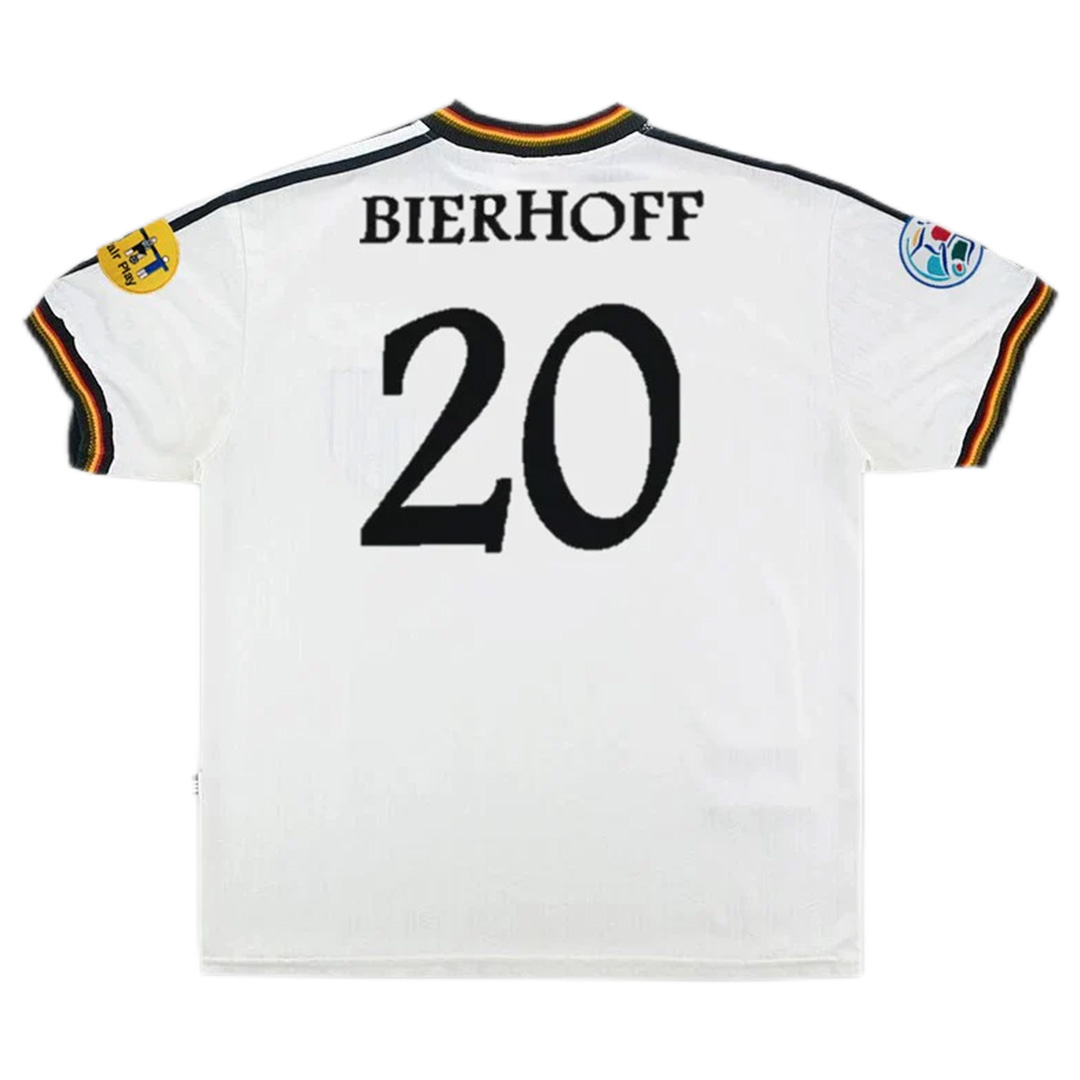 Retro Germany Shirt Home Euro Cup 1996 BIERHOFF #20