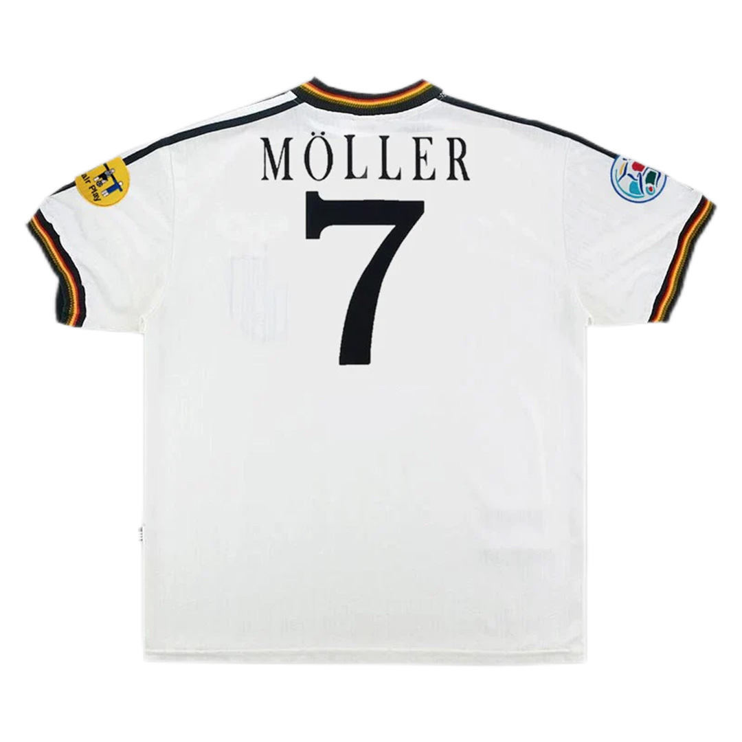 Retro Germany Shirt Home Euro Cup 1996 MÖLLER #7