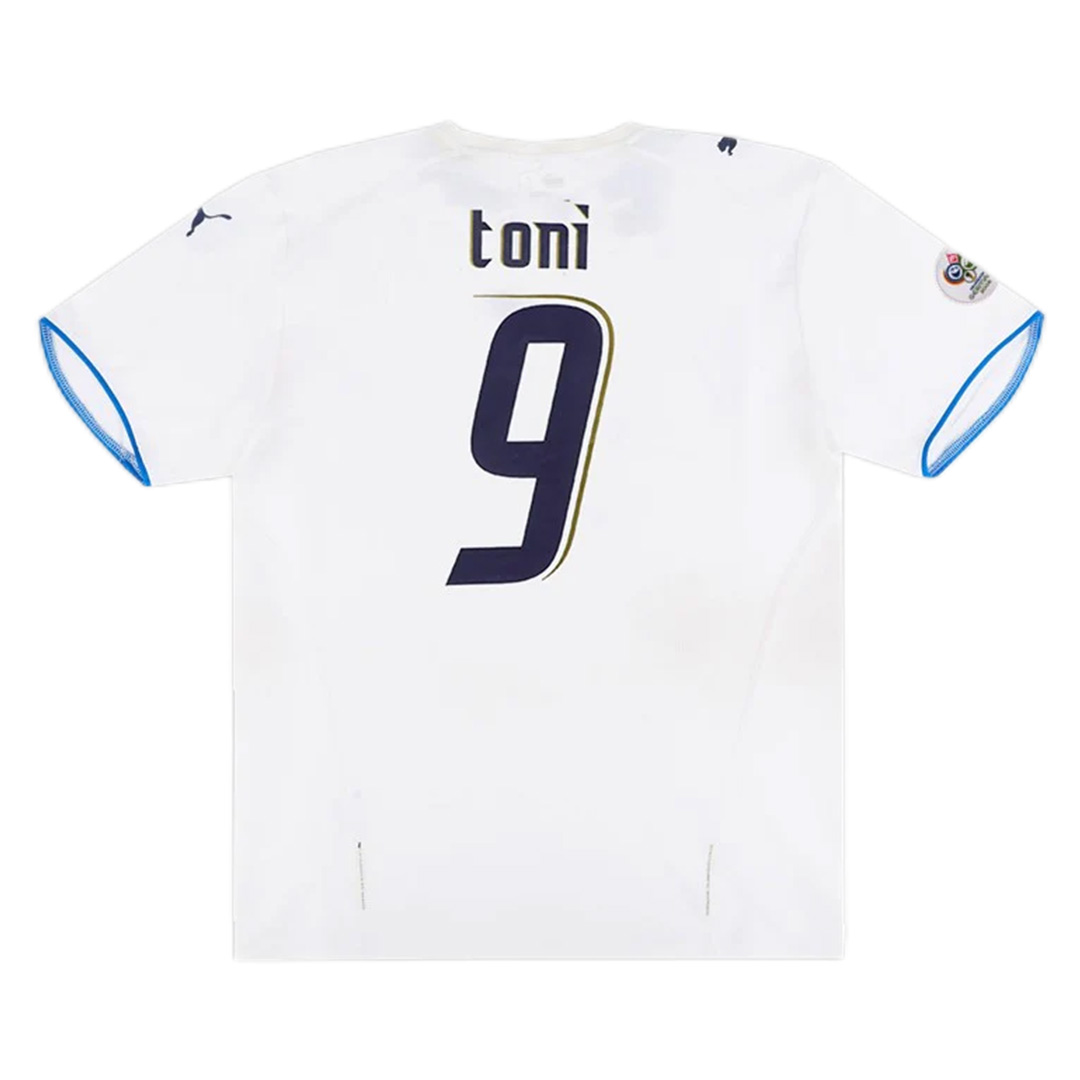Retro Italy Shirt Away World Cup 2006 TONI #9