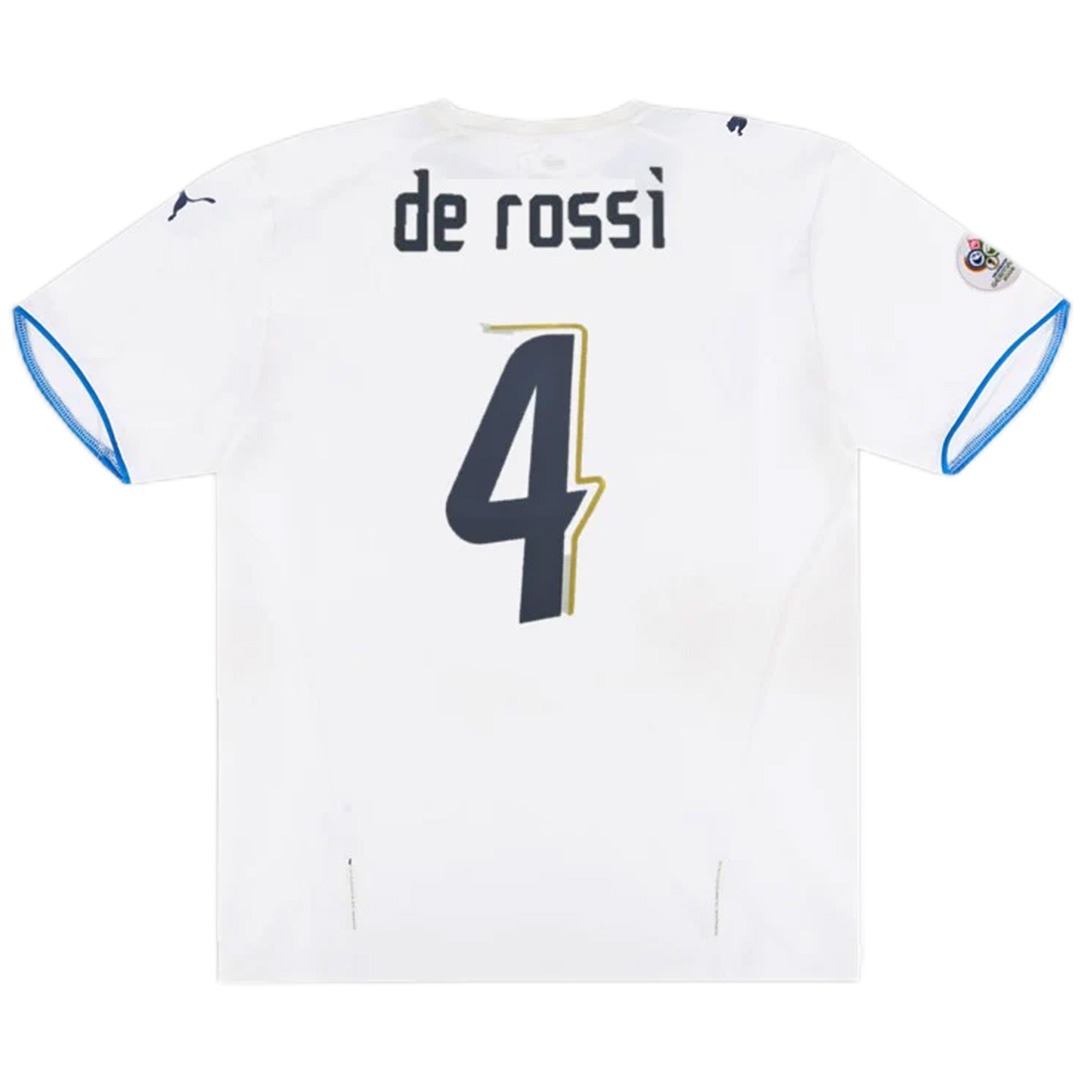 Retro Italy Shirt Away World Cup 2006 De Rossi #4