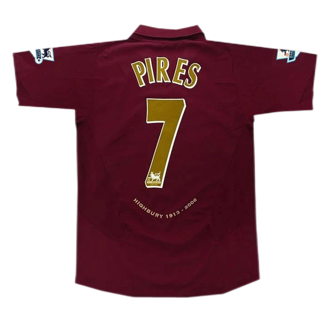 Retro Arsenal Shirt Home 2005/06 Pires #7