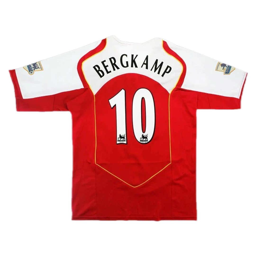 Retro Arsenal Shirt Home 2004/05 Bergkamp #10