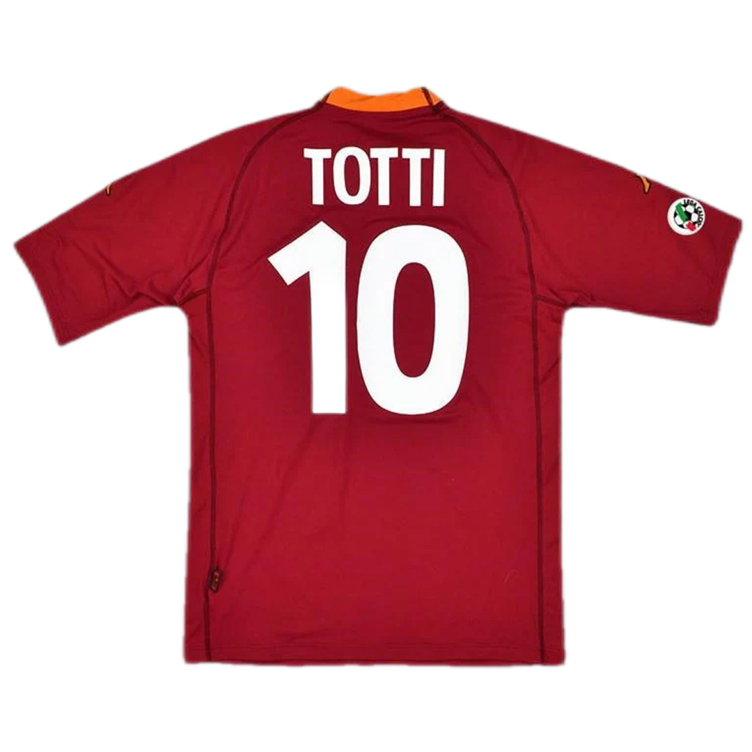 Retro Roma Shirt Home 2000/01 Totti #10
