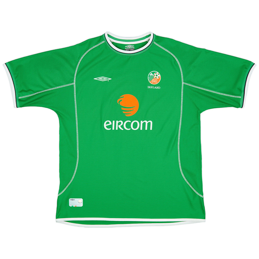 Retro Ireland Shirt Home World Cup 2002