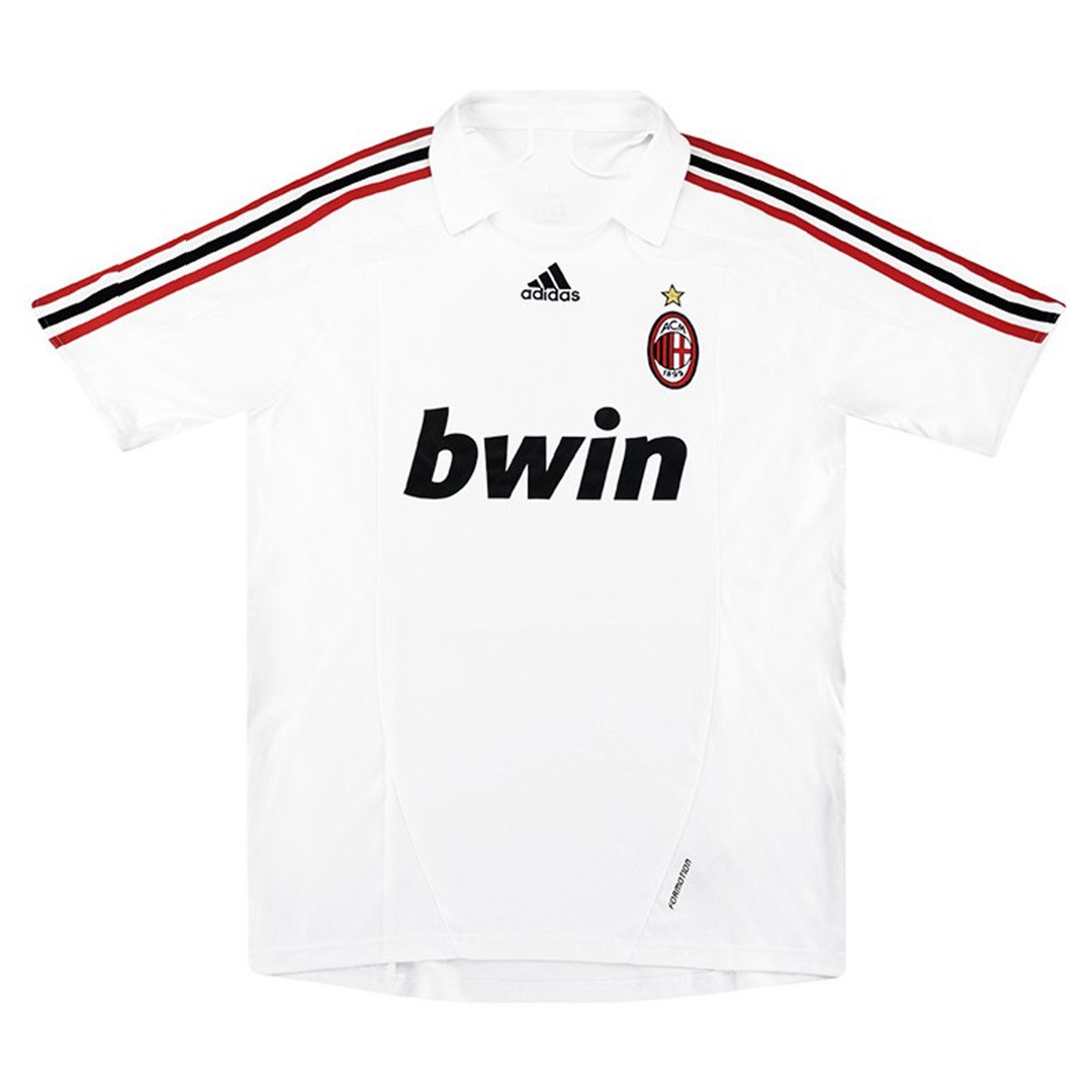 Retro AC Milan 2007/08 Away Soccer Jersey Men's