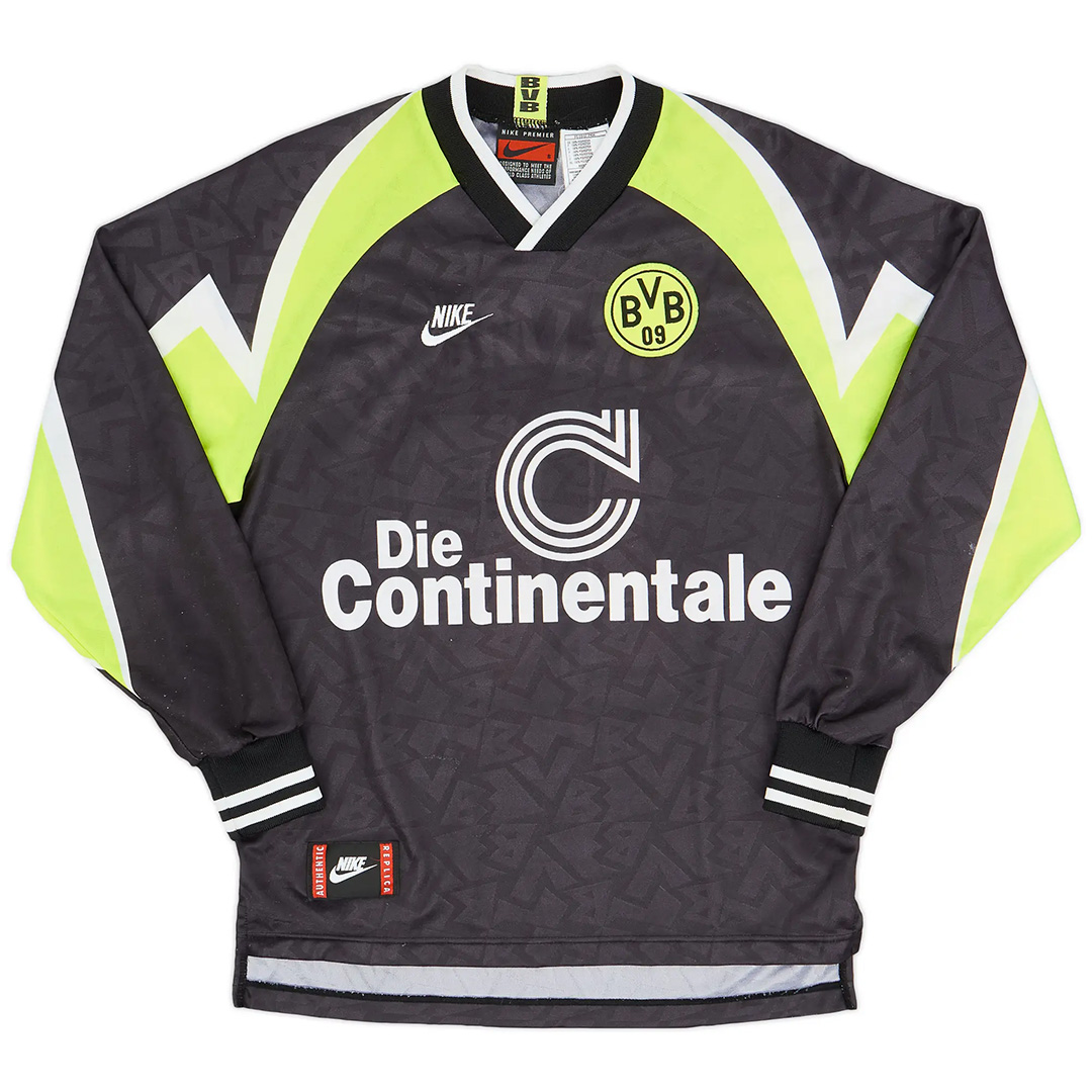 Retro Borussia Dortmund Shirt Away Long Sleeve 1995/96