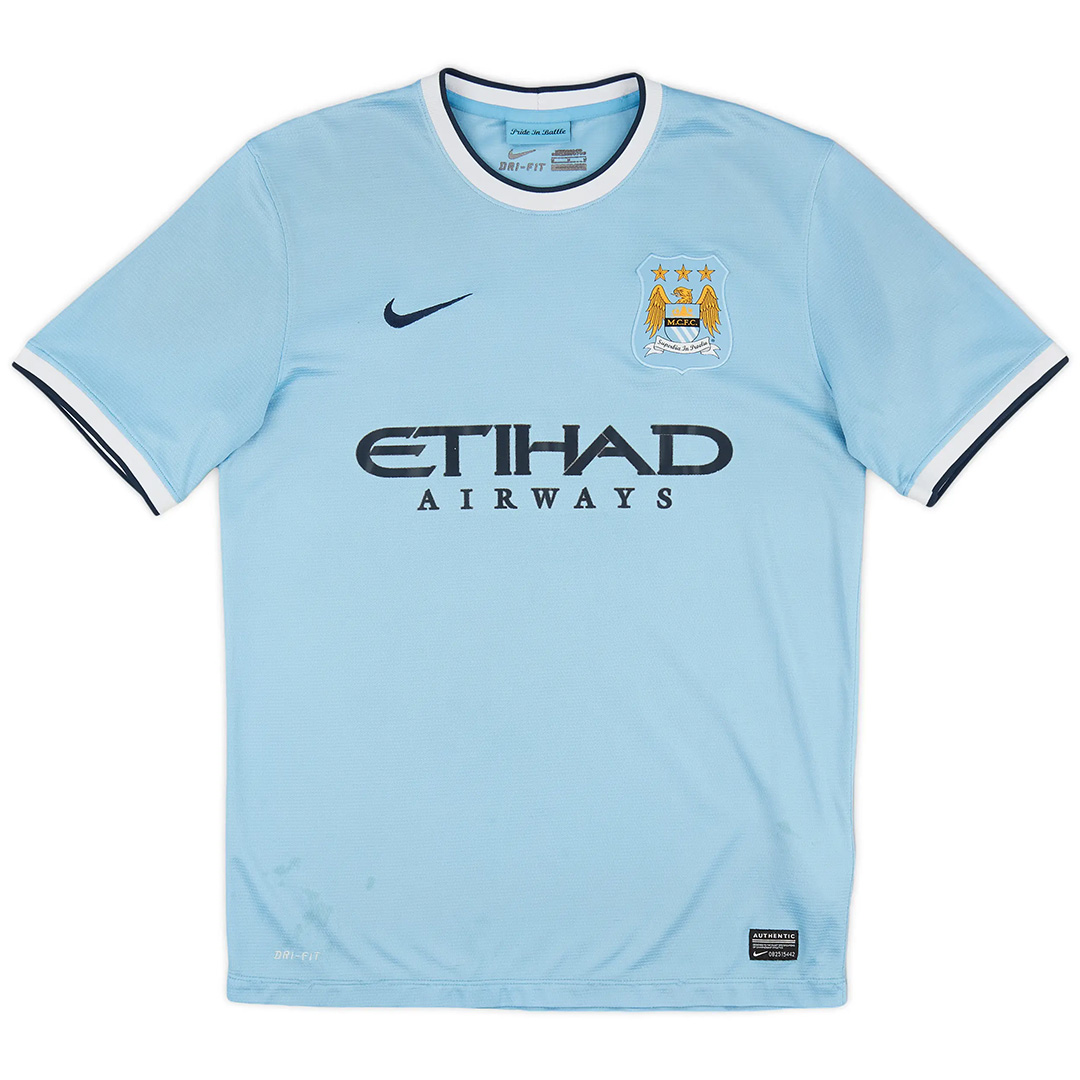 Retro Manchester City Shirt Home 2013/14