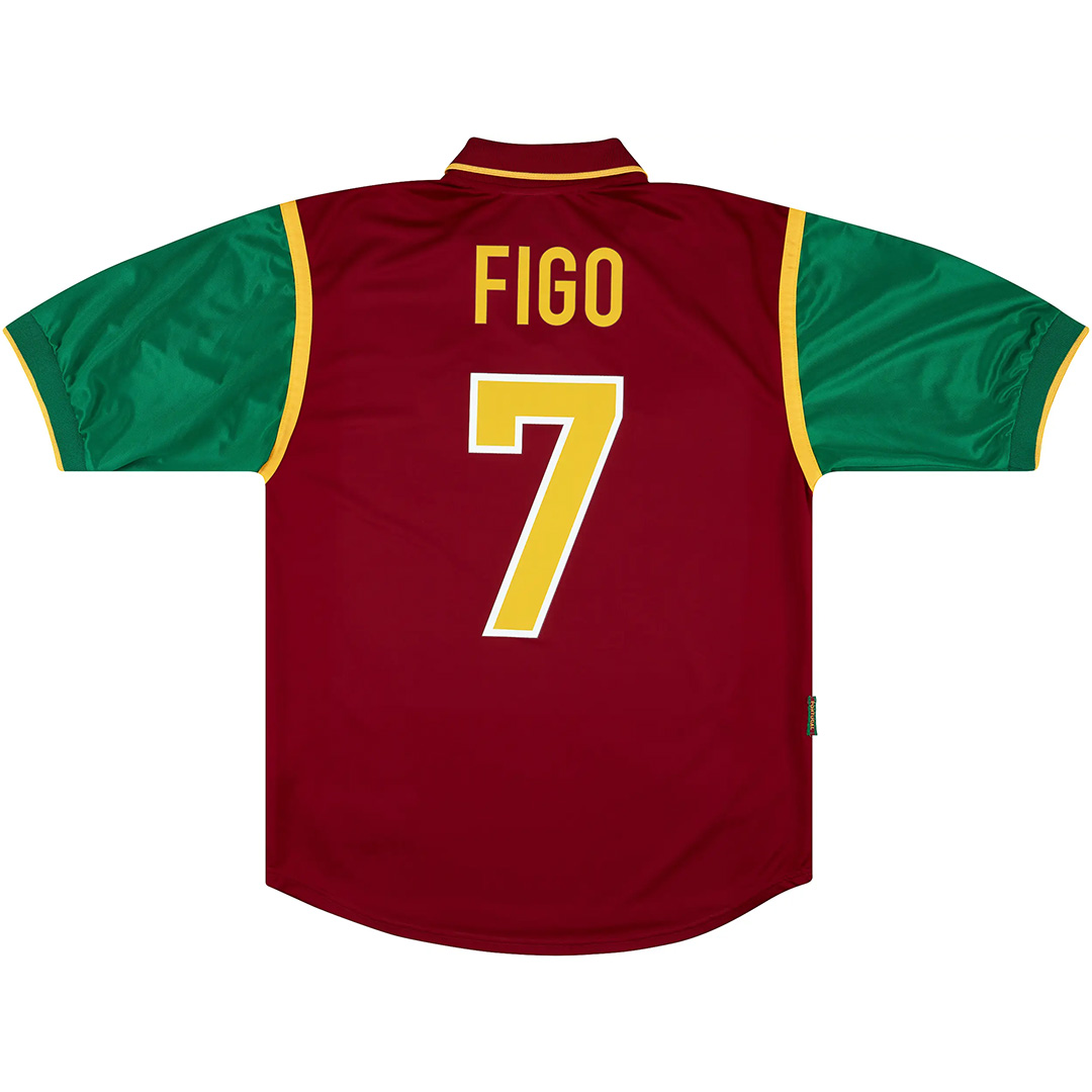 Retro Portugal Shirt Home 1998 FIGO #7