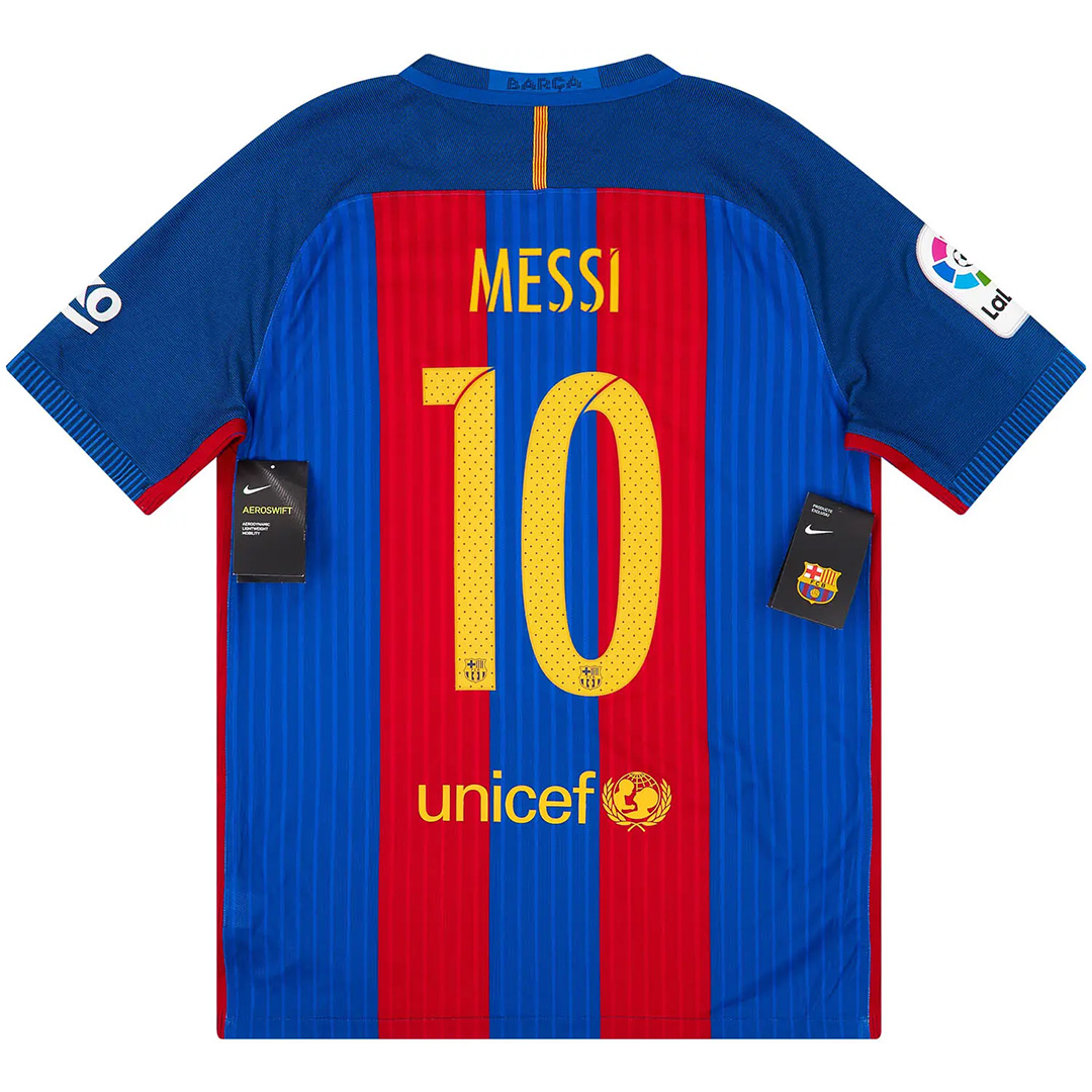 Retro Barcelona Shirt Home 2016/17 Messi #10