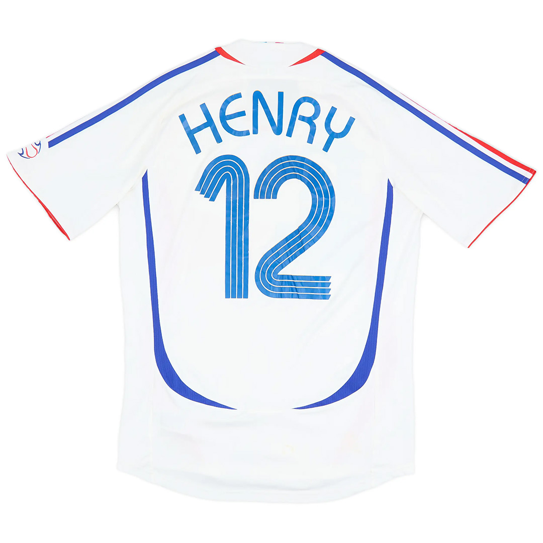 Retro France Shirt Away World Cup 2006 HENRY #12