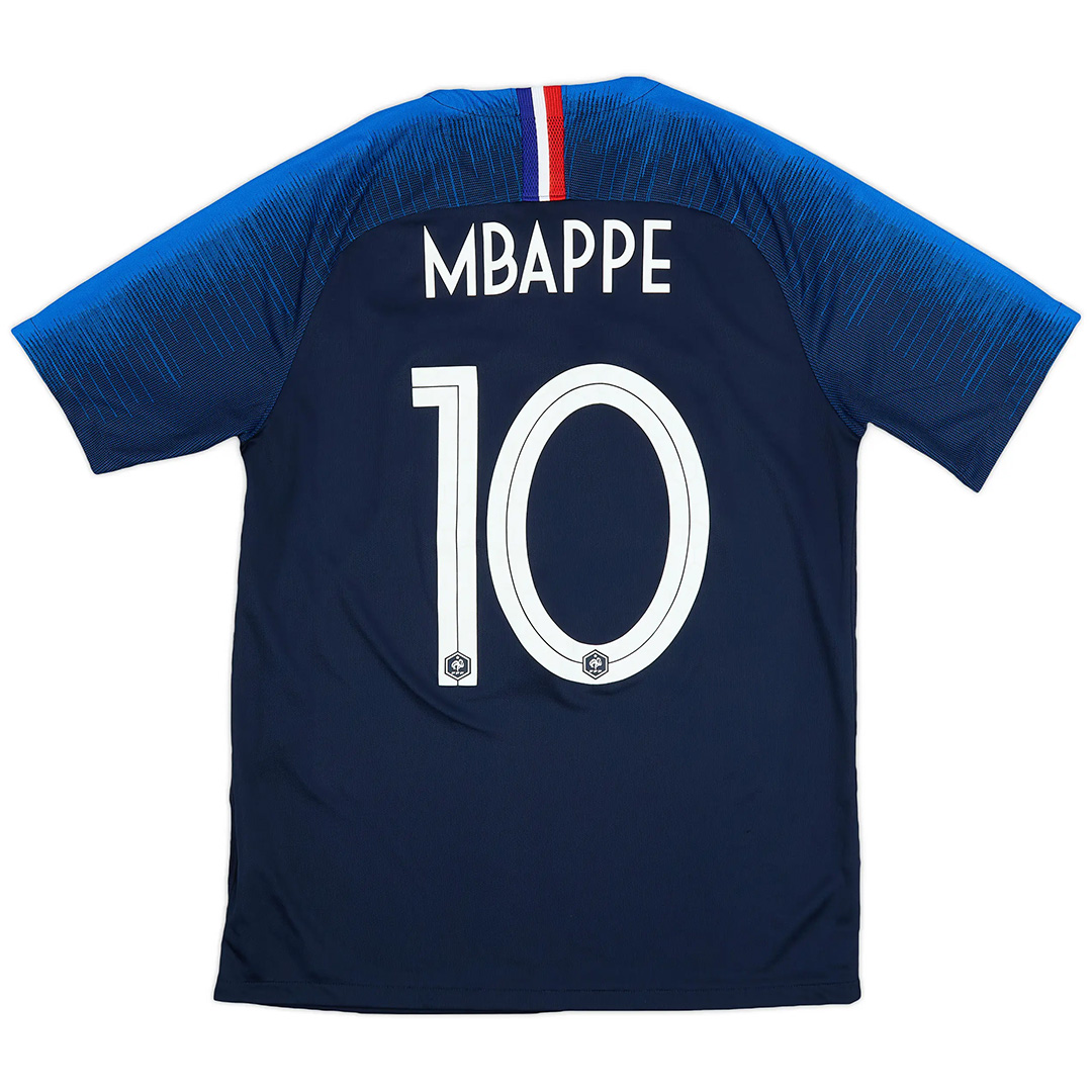 Retro France Shirt Home WCC 2018 MBAPPE #10