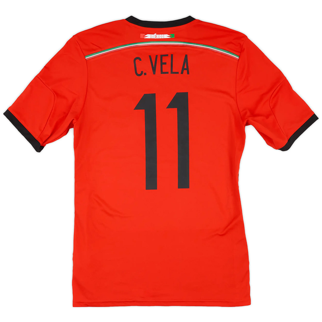 Retro Mexico Shirt Away World Cup 2014 C. VELA #11