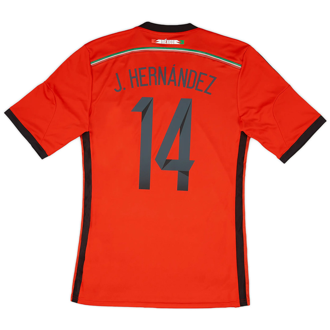 Retro Mexico Shirt Away World Cup 2014 J. HERNÁNDEZ #14