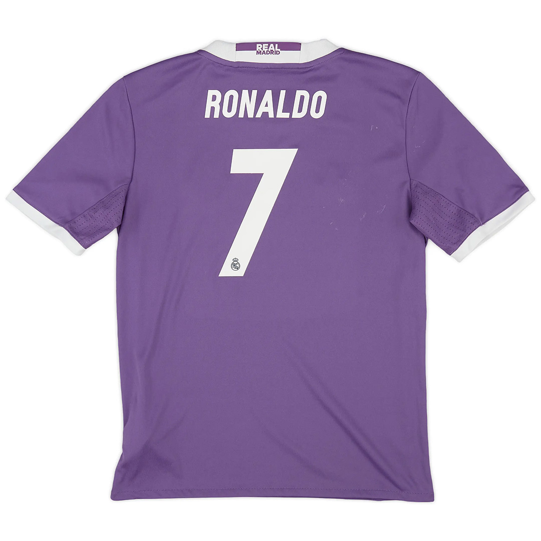 Retro Real Madrid Shirt Away 2016/17 Ronaldo #7
