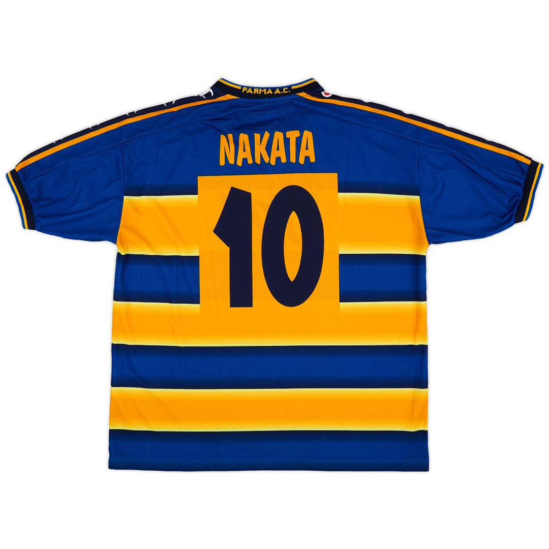 Retro Parma Calcio 1913 Shirt Home 2001/02 NAKATA #10