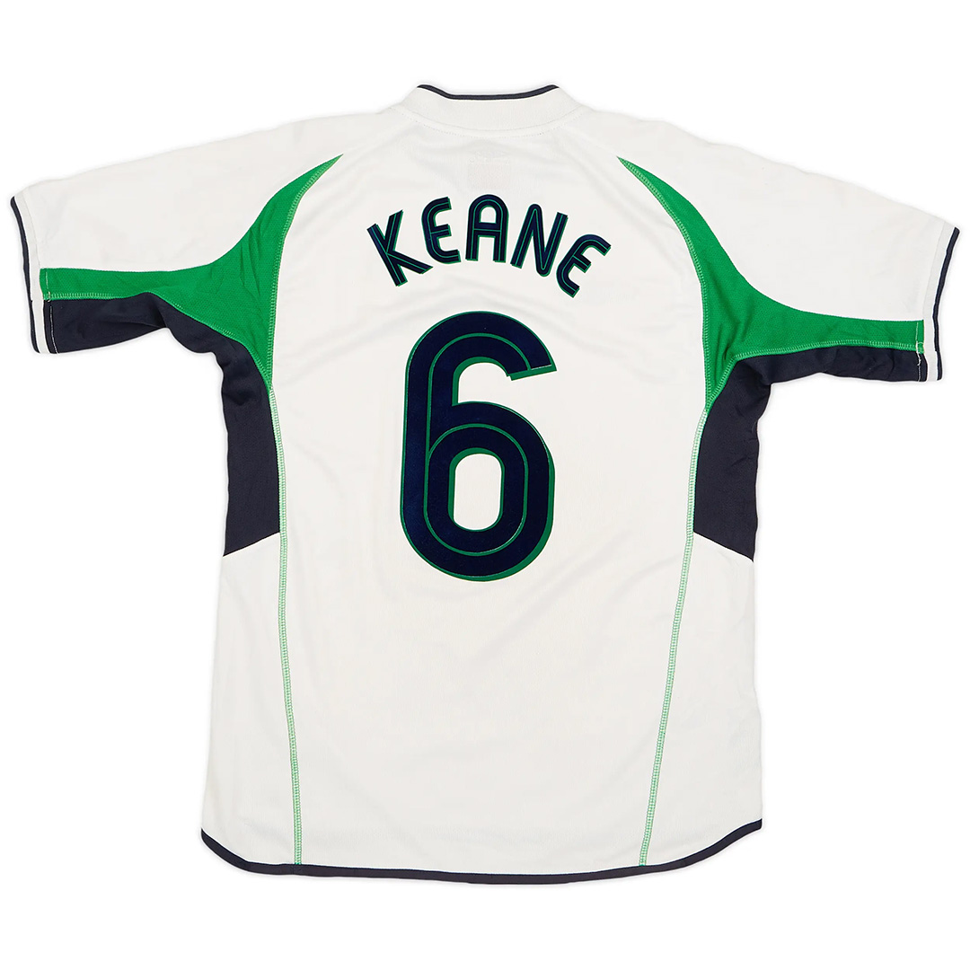 Retro Ireland Shirt Away 2002 Keane #6