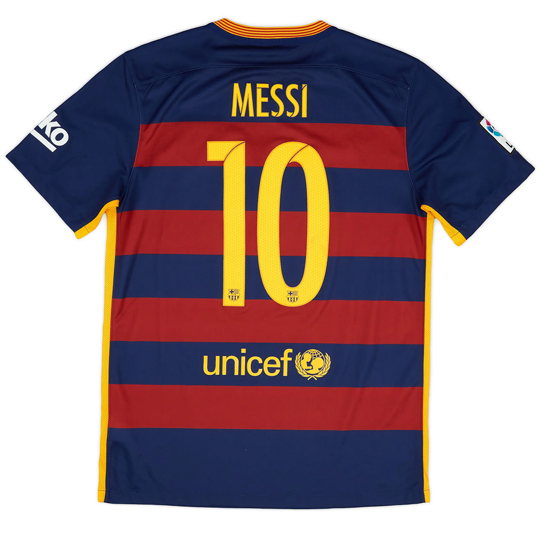Retro Barcelona Shirt Home 2015/16 Messi #10