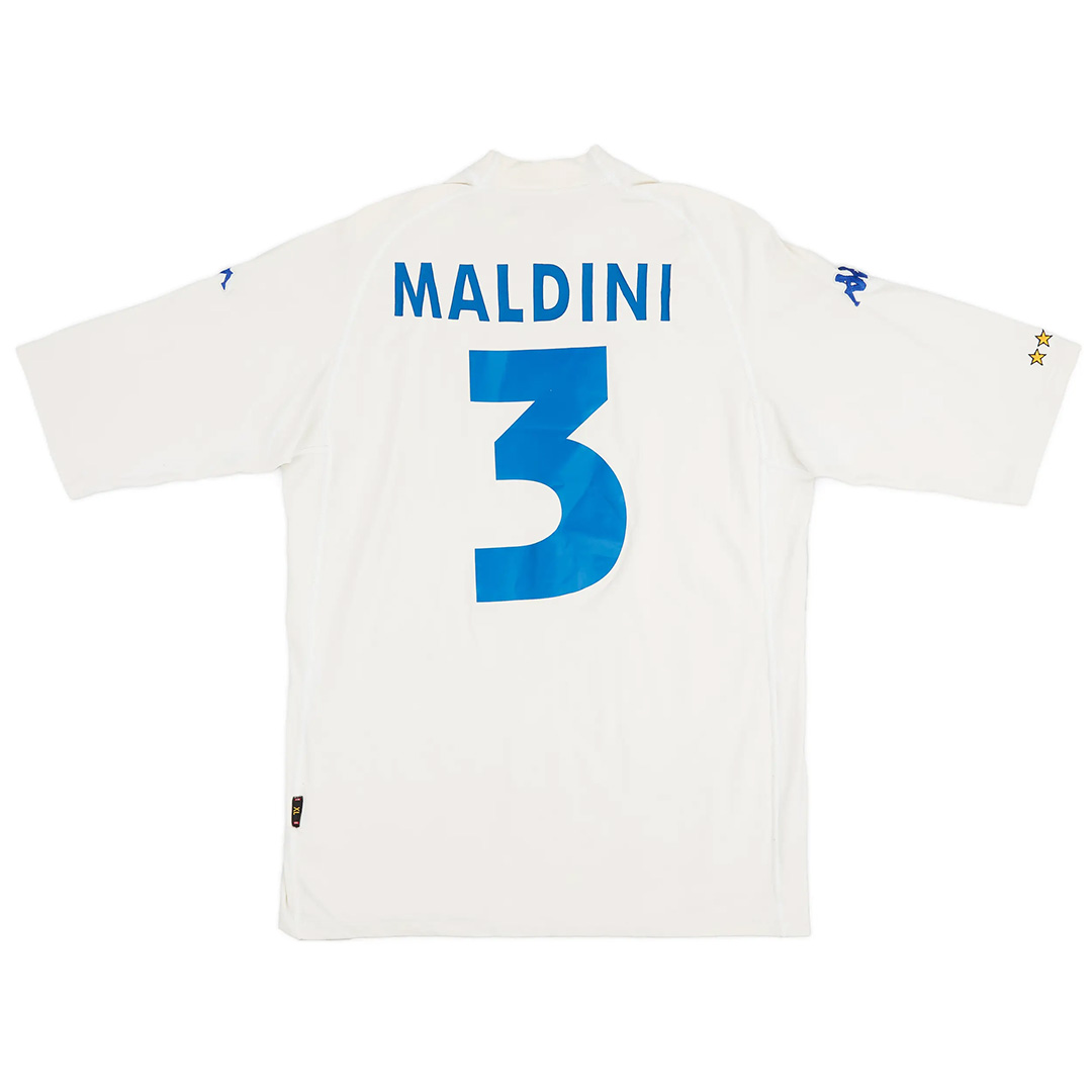 Retro Italy Shirt Away Euro Cup 2000 Maldini #3