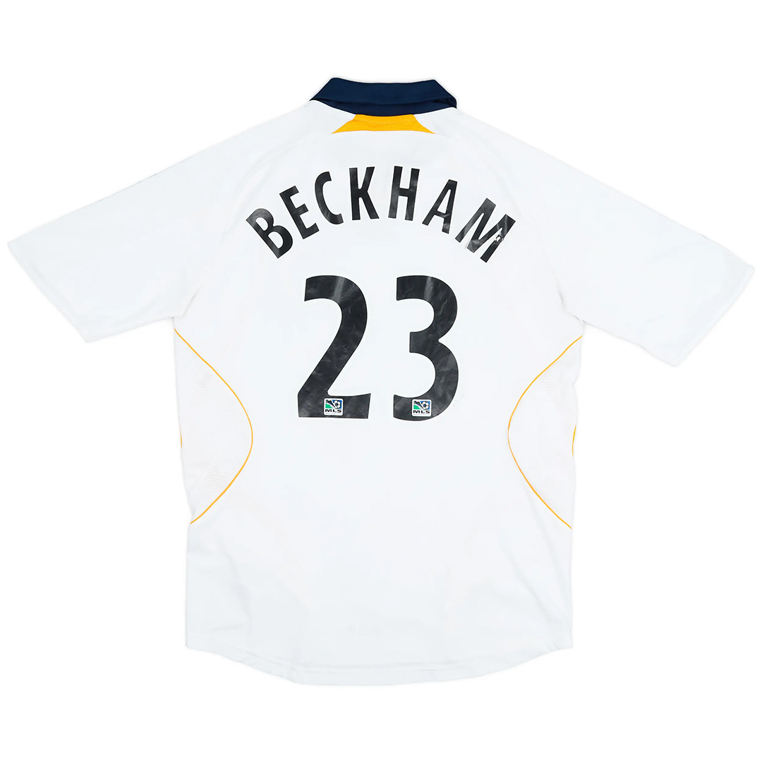 Retro LA Galaxy Shirt Home 2007/08 BECKHAM #23