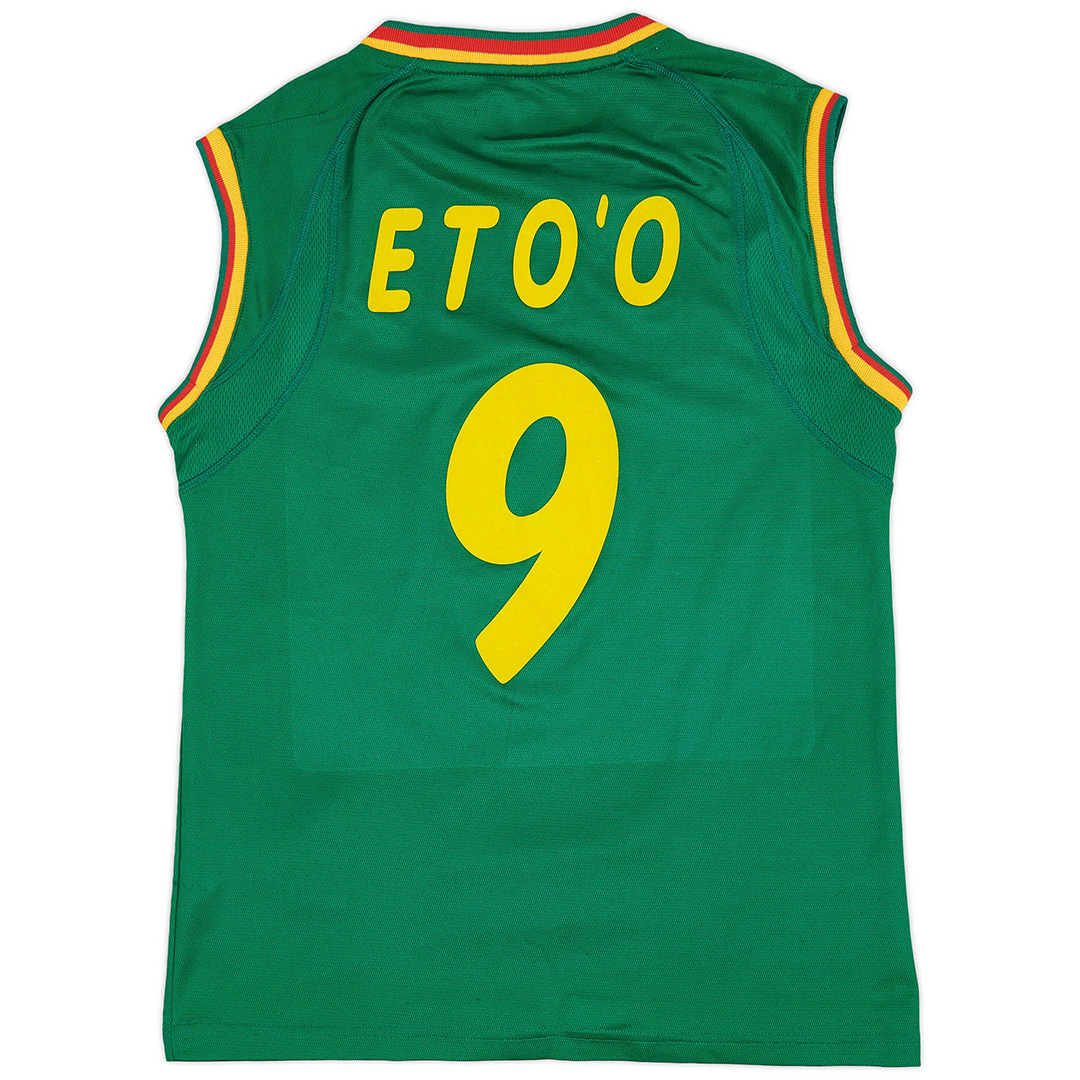 Retro Cameroon Shirt Home 2002 ETO'O #9