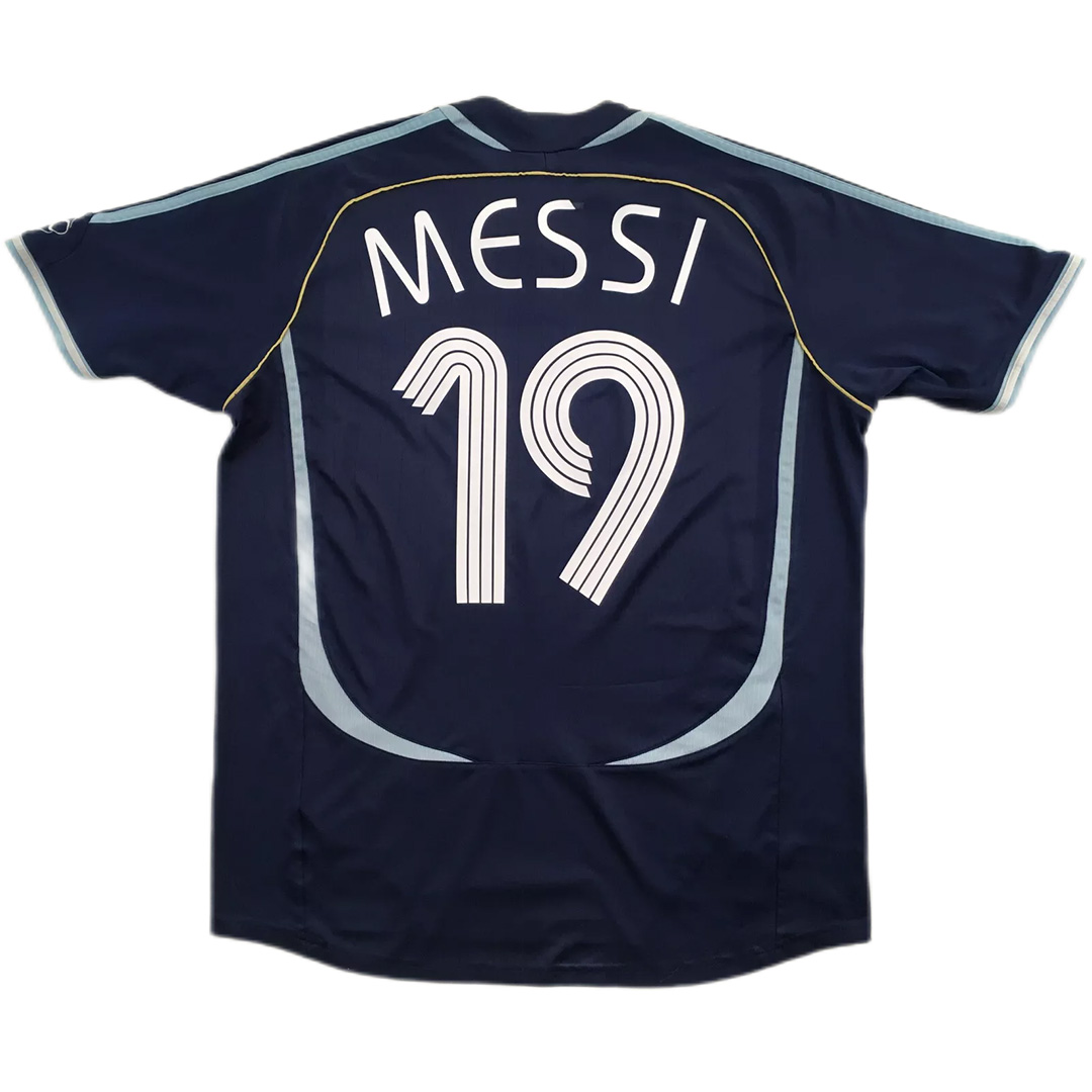 Retro Argentina Shirt Away World Cup 2006 Messi #19
